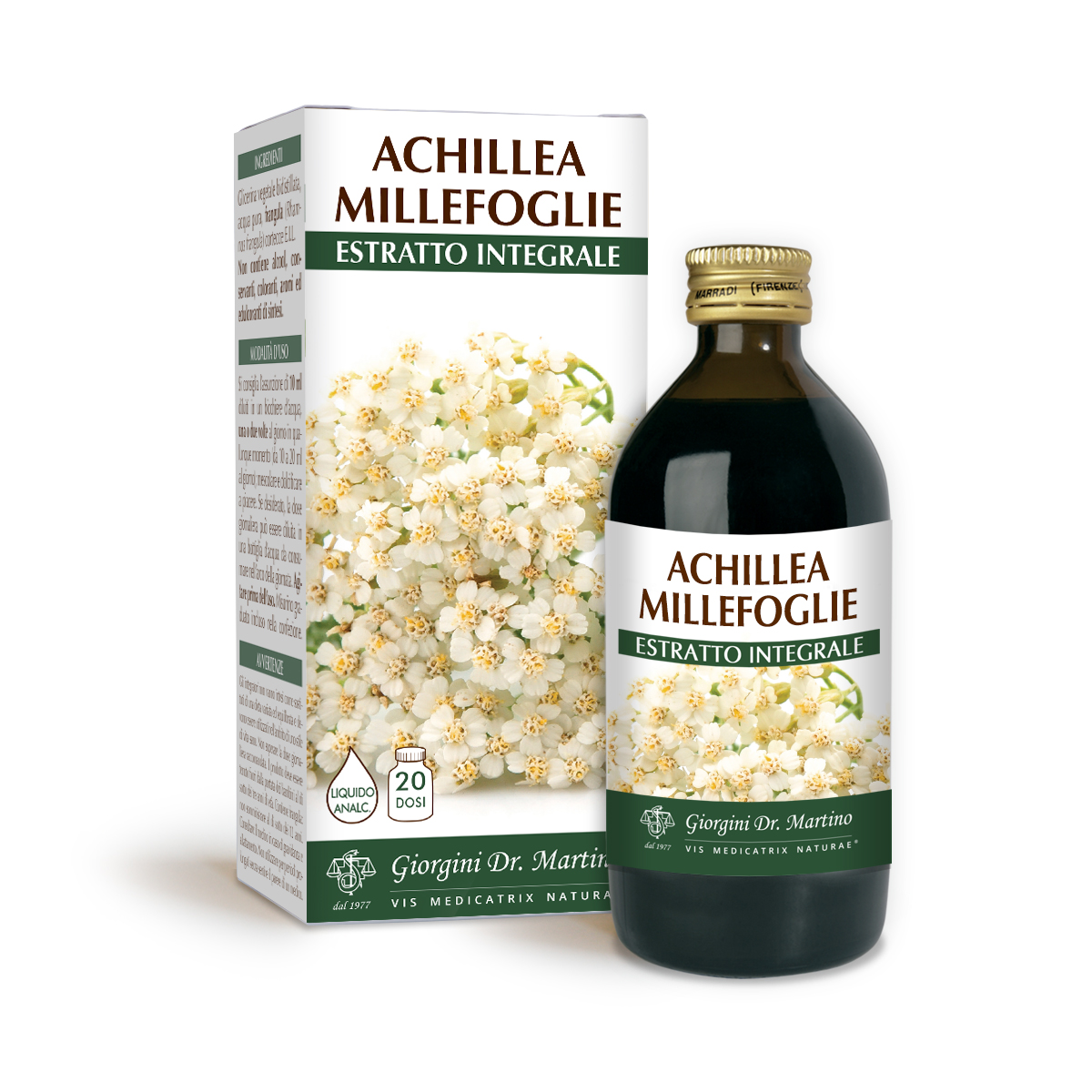 ACHILLEA MILLEFOGLIE Estratto integrale Liquido analcoolico