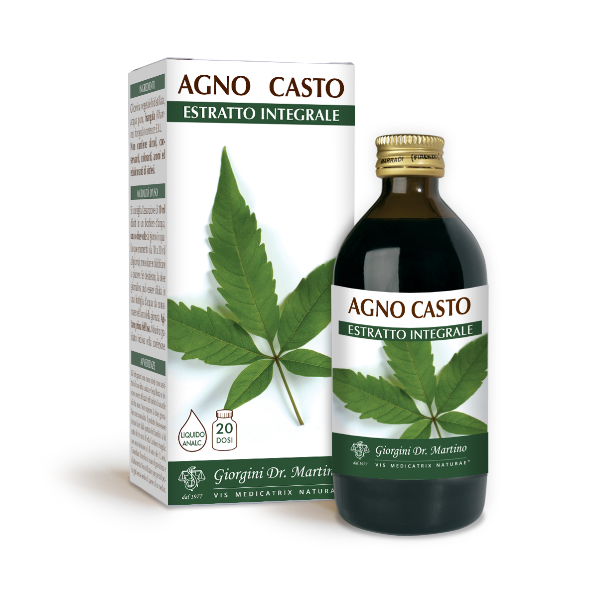 AGNO CASTO ESTRATTO INTEGRALE 200 ml main product photo