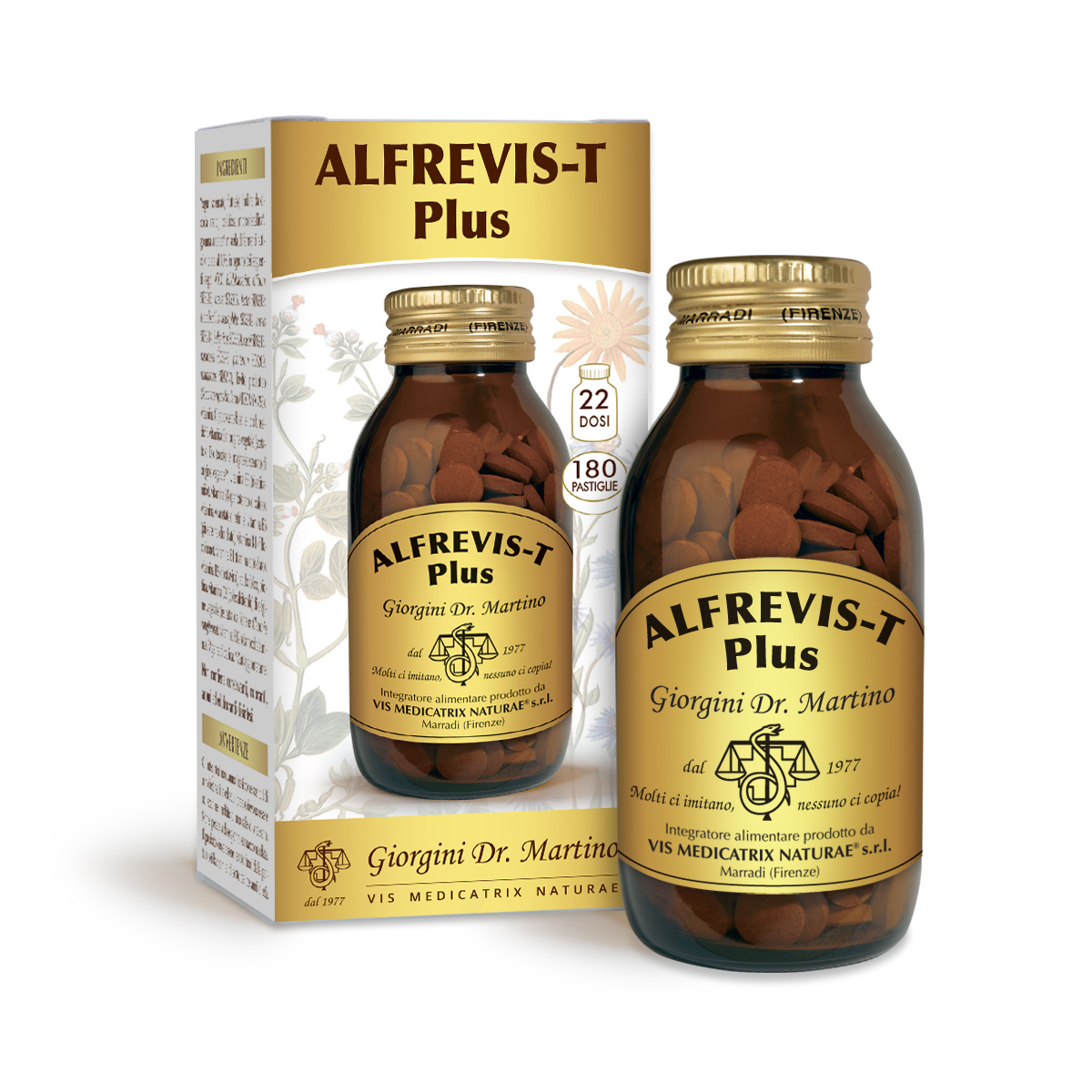 ALFREVIS-T Plus 180 tablets main product photo