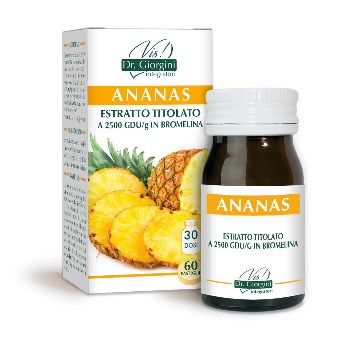 ANANAS ESTRATTO TITOLATO 60 pastiglie main product photo