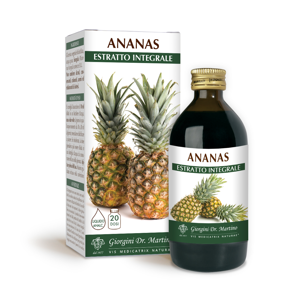 ANANAS ESTRATTO INTEGRALE 200 ml main product photo