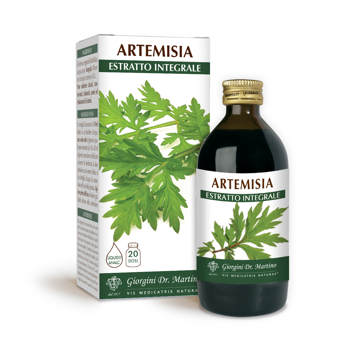 ARTEMISIA Estratto integrale Liquido analcoolico main product photo