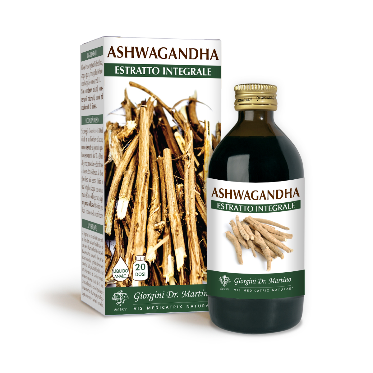 ASHWAGANDHA ESTRATTO INTEGRALE 200ml main product photo