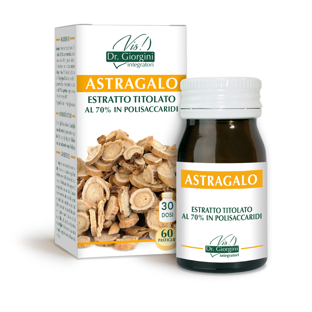 ASTRAGALO ESTRATTO TITOLATO 60 pastiglie main product photo