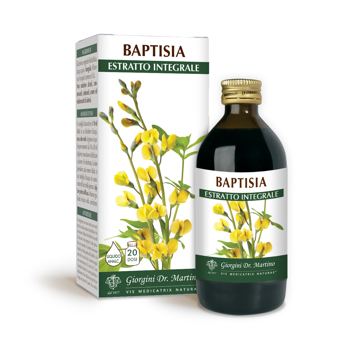 BAPTISIA Estratto integrale Liquido analcoolico main product photo
