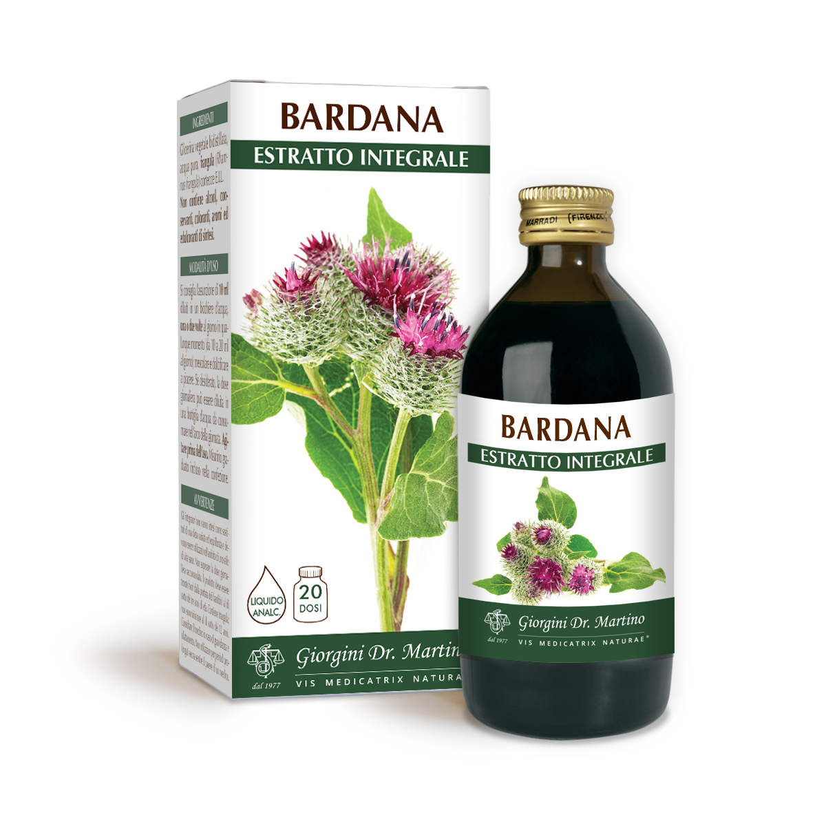 BARDANA ESTRATTO INTEGRALE 200 ml main product photo