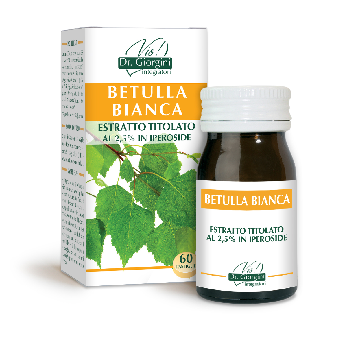 BETULLA BIANCA ESTRATTO TITOLATO 60 pastiglie main product photo