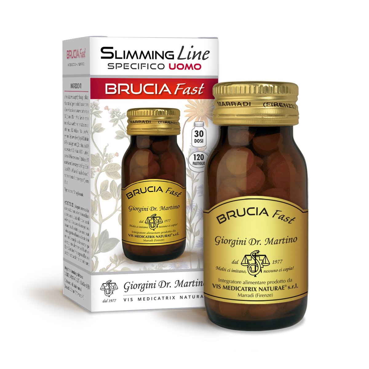 BRUCIA FAST UOMO 48 g - pastiglie da 400 mg main product photo