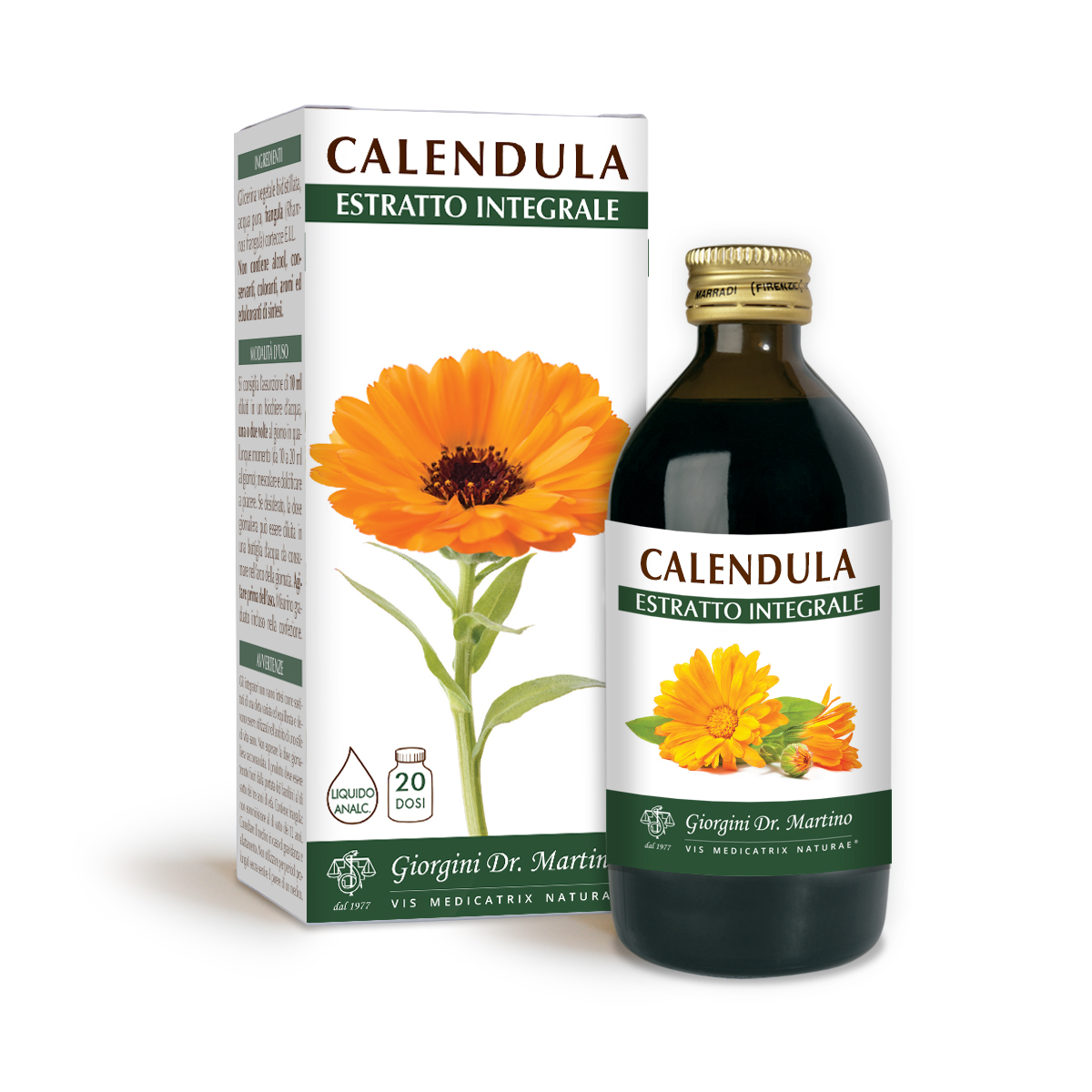 CALENDULA ESTRATTO INTEGRALE 200ml main product photo