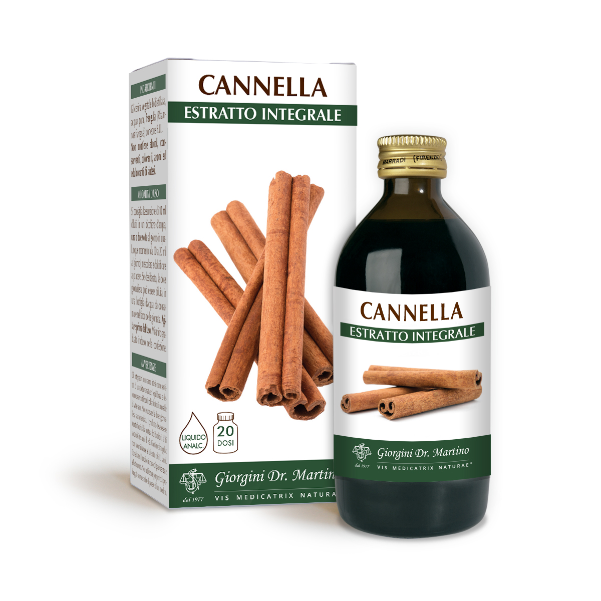 CANNELLA ESTRATTO INTEGRALE 200 ml main product photo