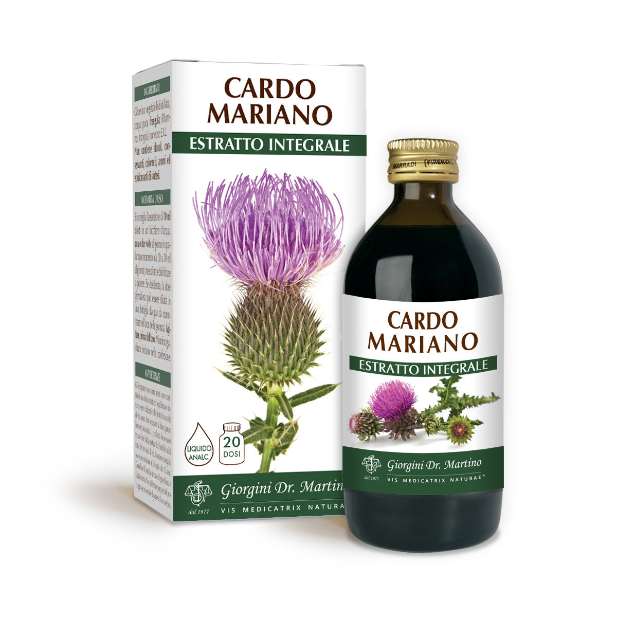 CARDO MARIANO ESTRATTO INTEGRALE 200 ml main product photo