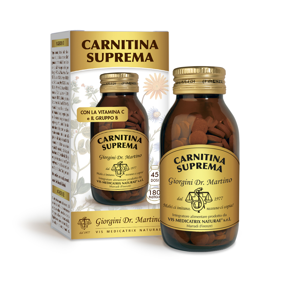 CARNITINA SUPREMA 90 g - pastiglie da 500 mg main product photo