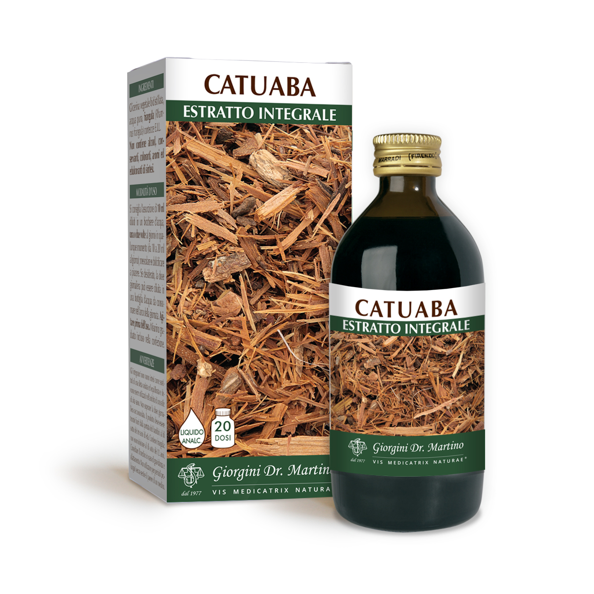 CATUABA ESTRATTO INTEGRALE liquido analc. 200 ml main product photo