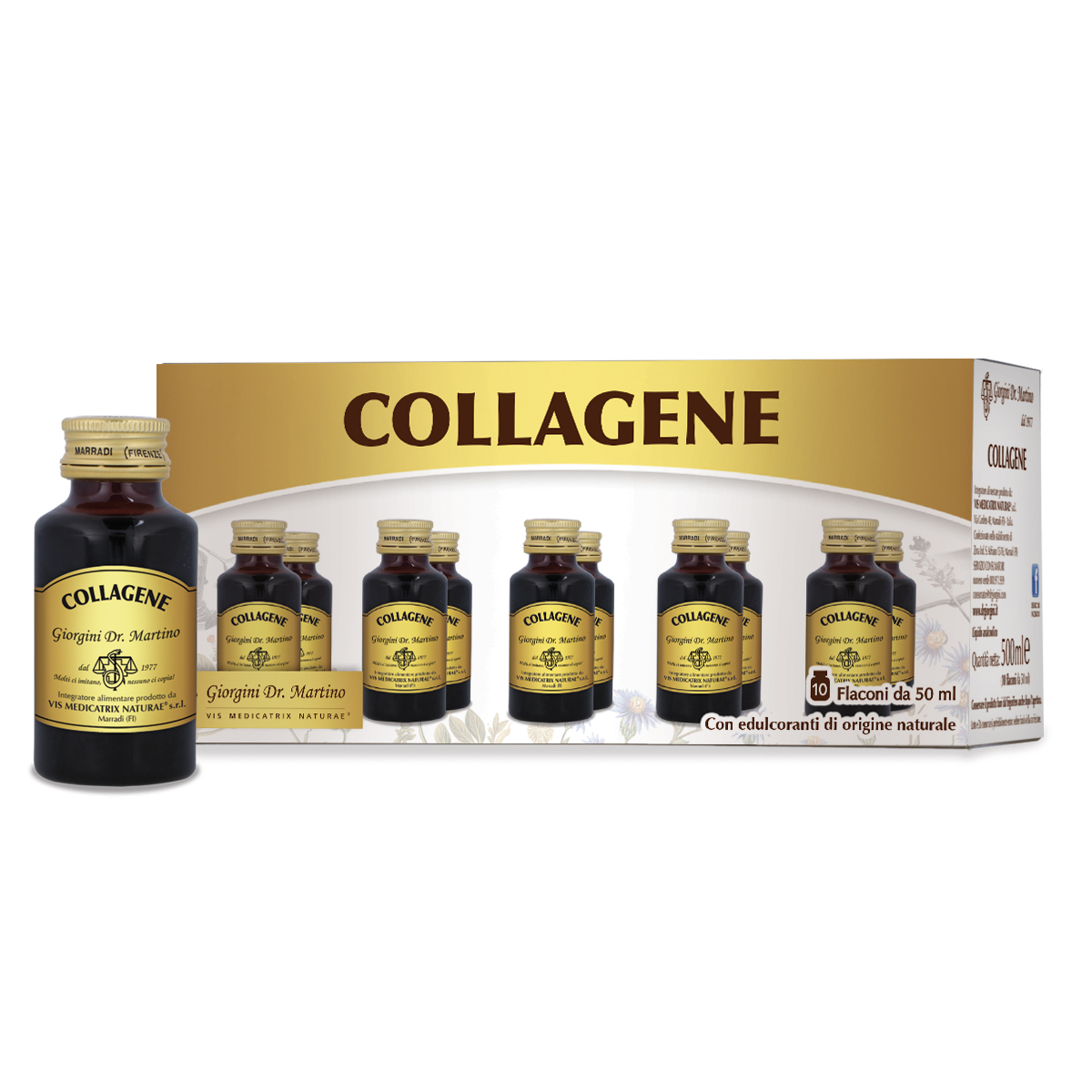 COLLAGENE liquido 500 ml (10 confezioni da 50 ml) main product photo