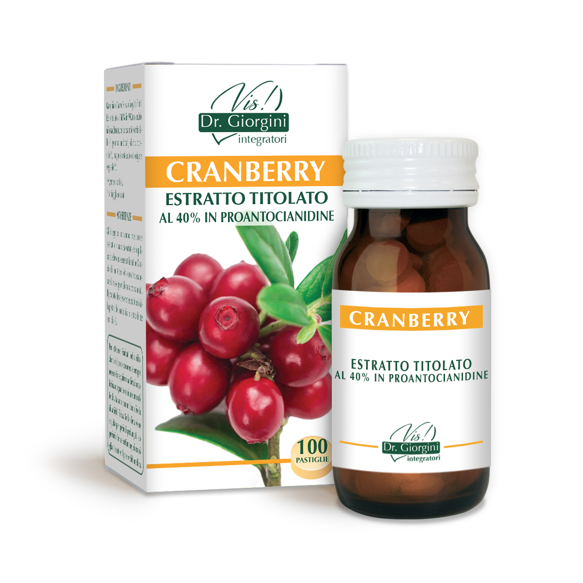 CRANBERRY ESTRATTO TITOLATO 50 g - 100 pastiglie da 500 mg main product photo