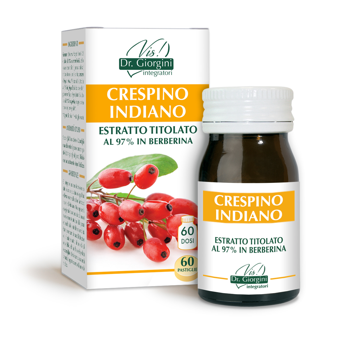 CRESPINO INDIANO ESTRATTO TITOLATO 60 pastiglie main product photo