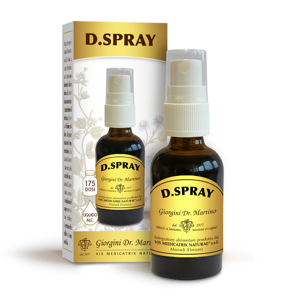 D. SPRAY liquido alc. 30 ml main product photo