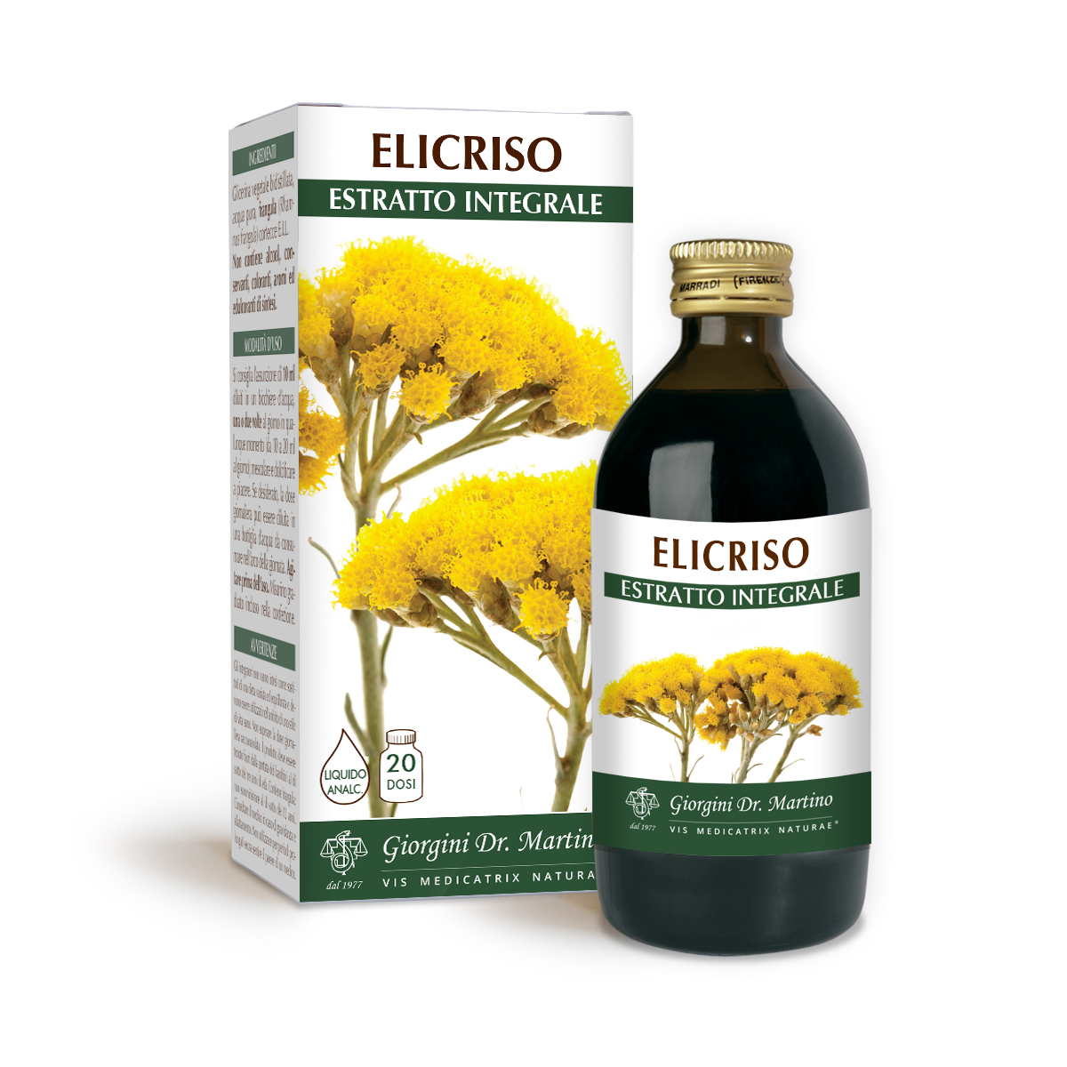 ELICRISO ESTRATTO INTEGRALE 200 ml main product photo