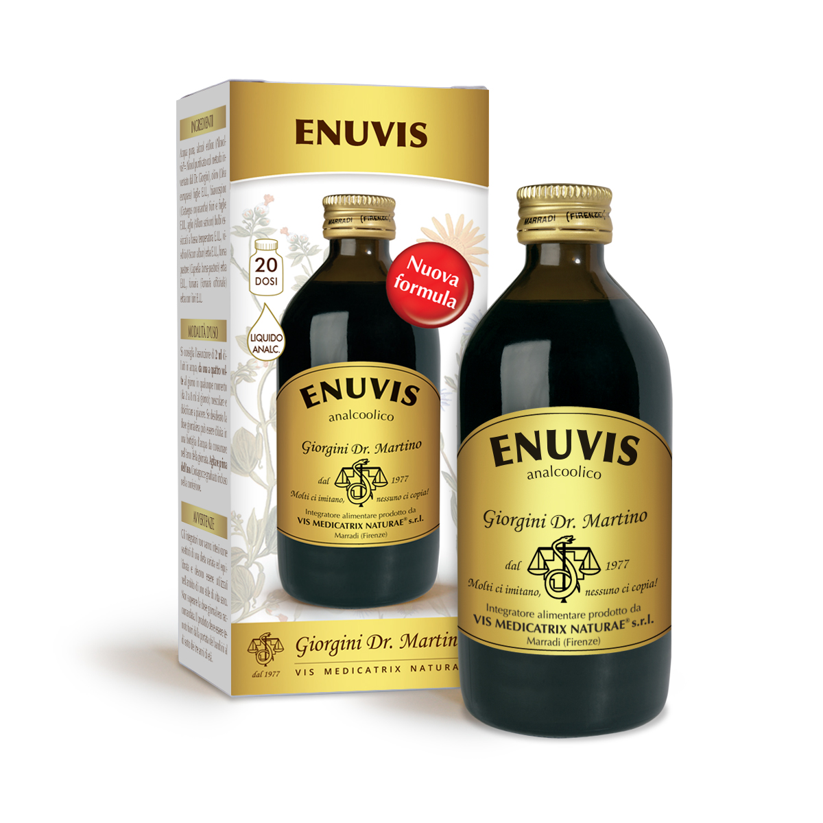 ENUVIS liquido analcoolico 200 ml main product photo