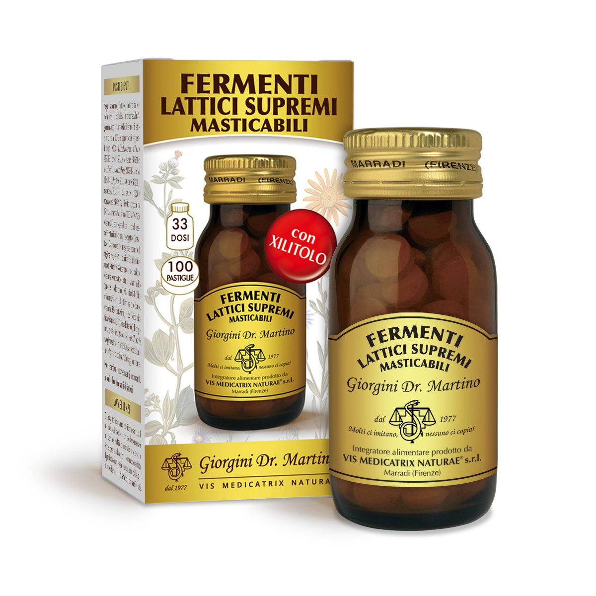 SUPREME LACTIC ACID BACTERIA chewable 50g - 500mg tablets main product photo