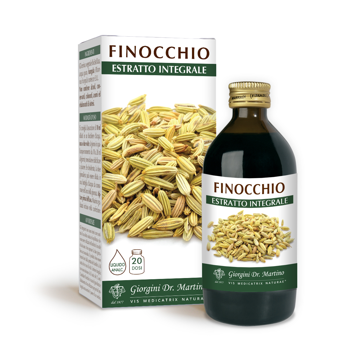 FINOCCHIO ESTRATTO INTEGRALE 200 ml main product photo