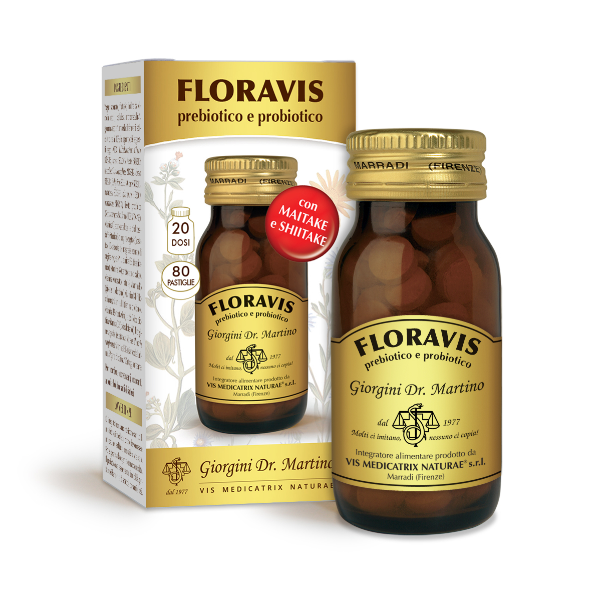 FLORAVIS 40 g - 80 tablets (500 mg) main product photo