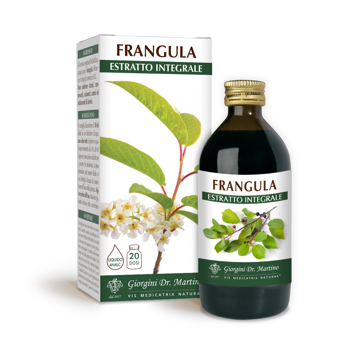 FRANGULA Estratto integrale Liquido analcoolico main product photo