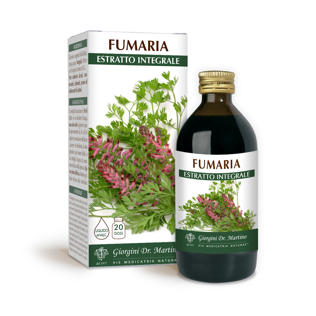 FUMARIA ESTRATTO INTEGRALE 200 ml main product photo
