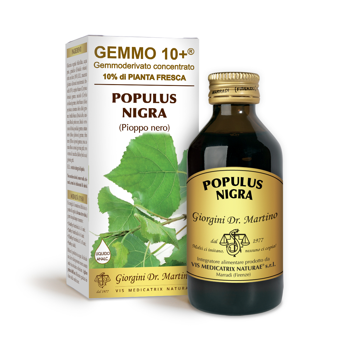 G10+ BLACK POPLAR (Populus nigra) Alcohol-free liquid