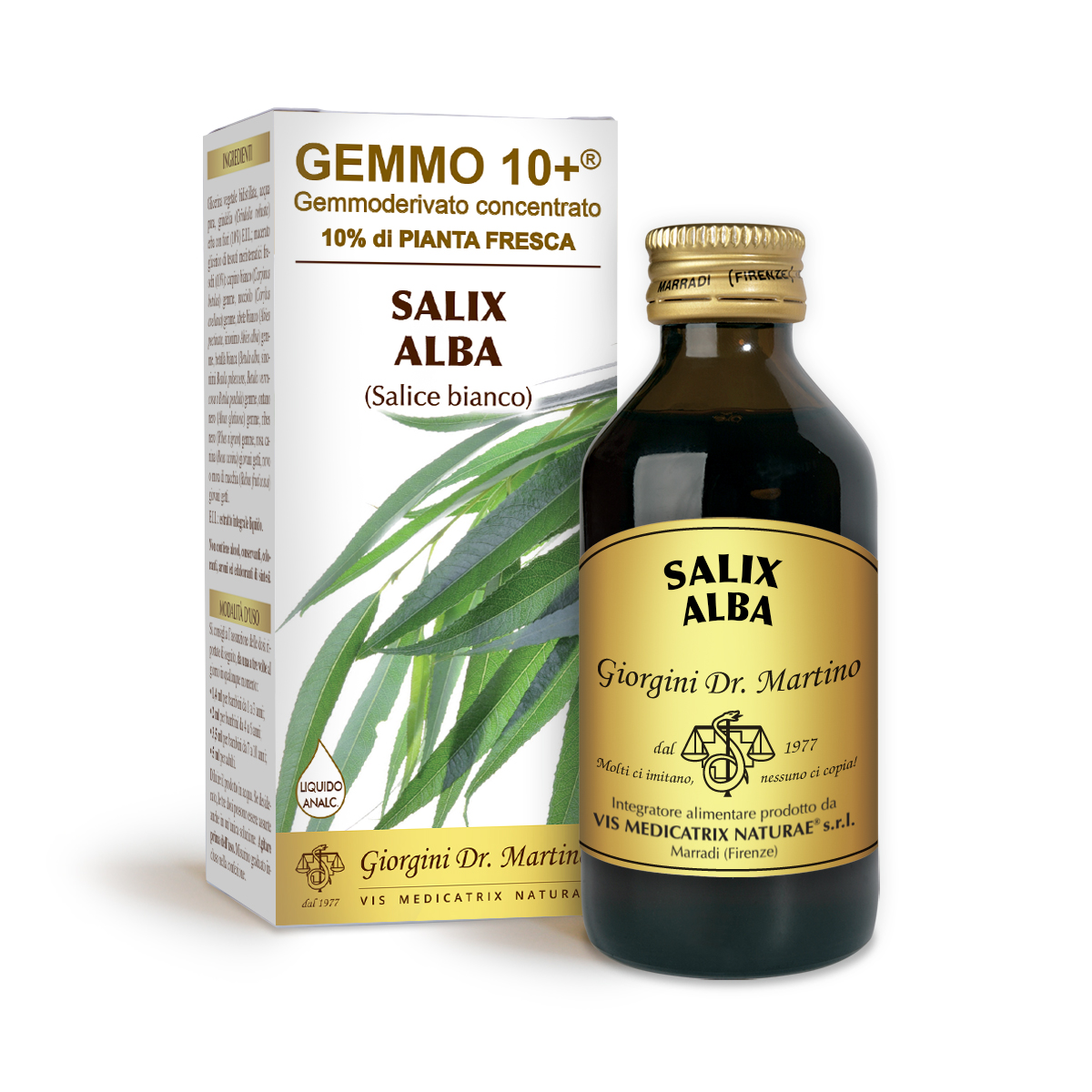 G10+WEIDE (Salix alba) Alkoholfreie Flüssigkeit