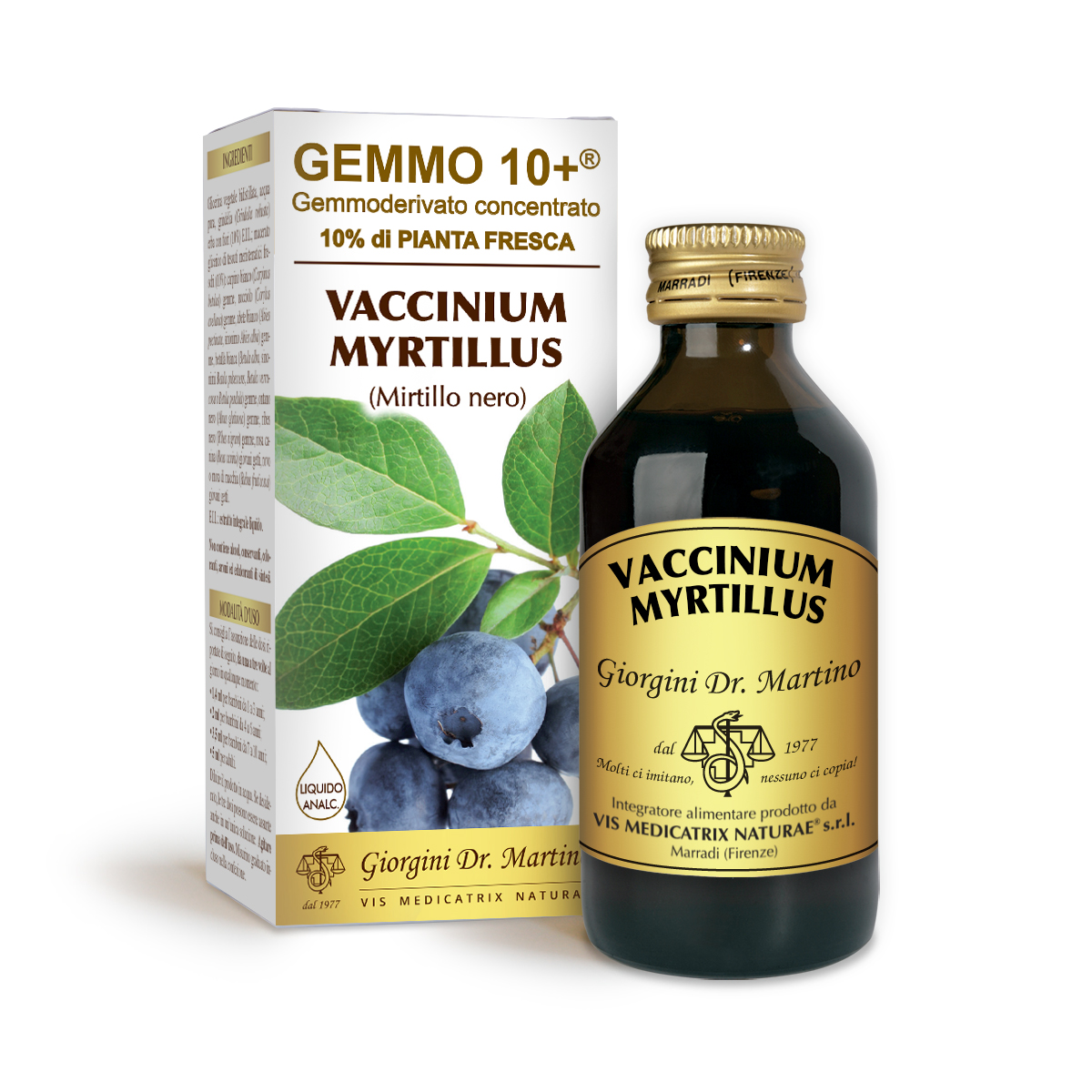 MIRTILLO NERO G10+ (Vaccinium myrtillus) Liquido analcoolico main product photo