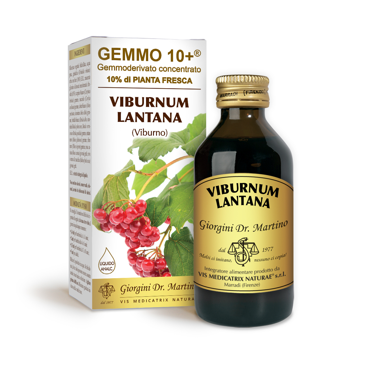 VIBURNO G10+ (Viburnum lantana) Liquido analcoolico main product photo