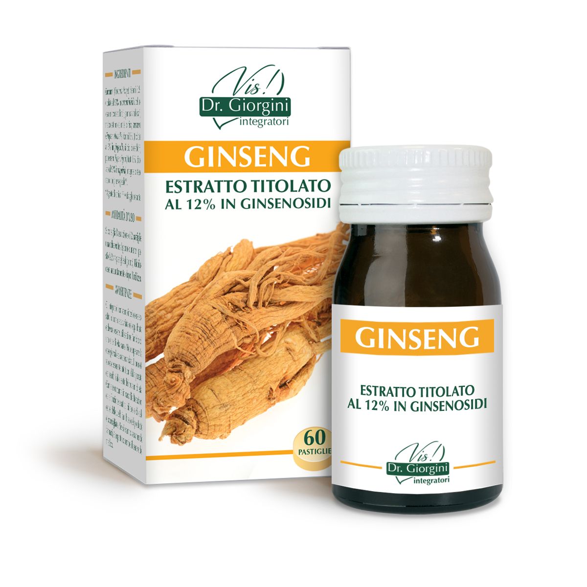 GINSENG ESTRATTO TITOLATO 60 pastiglie main product photo