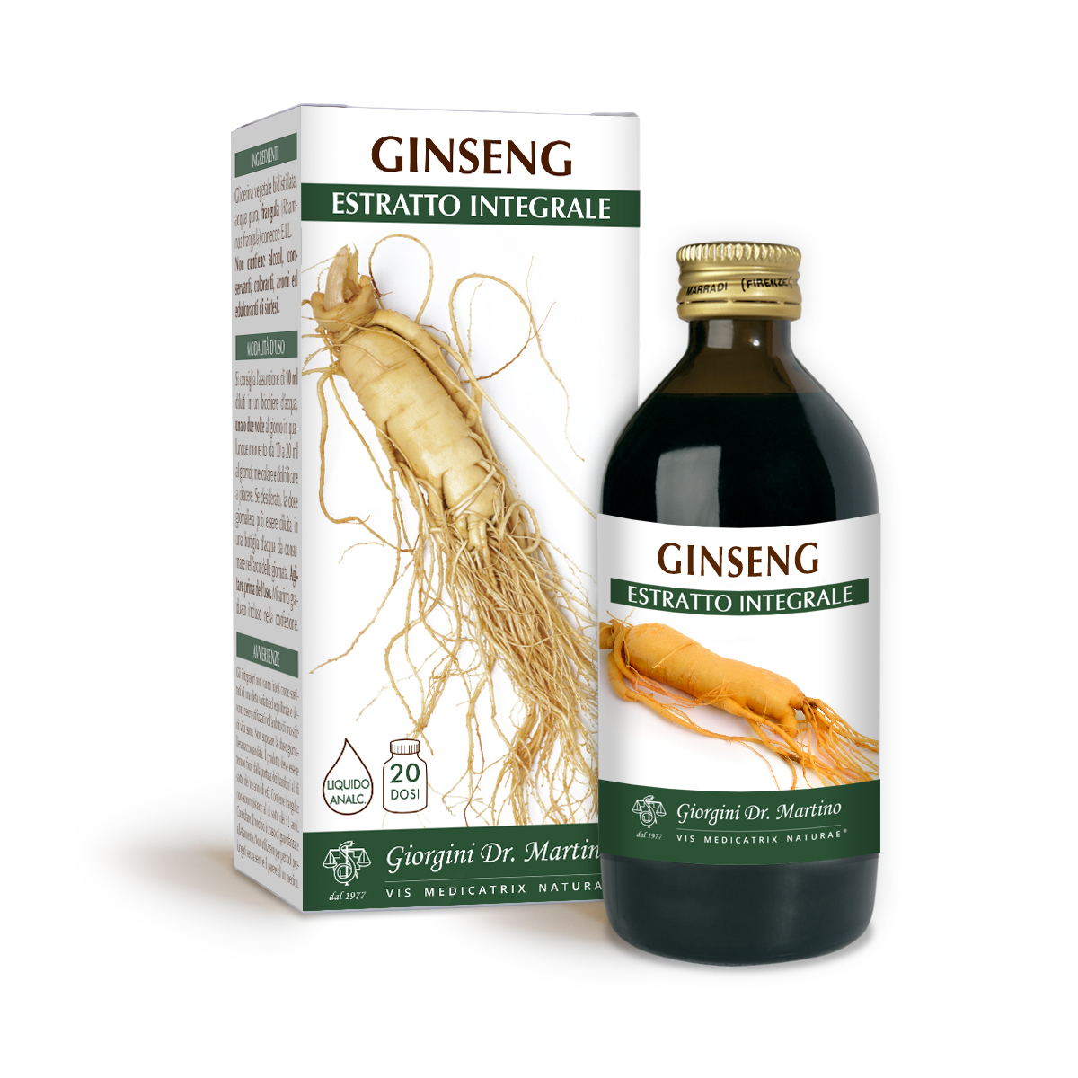 GINSENG Whole Extract Alcohol-free liquid