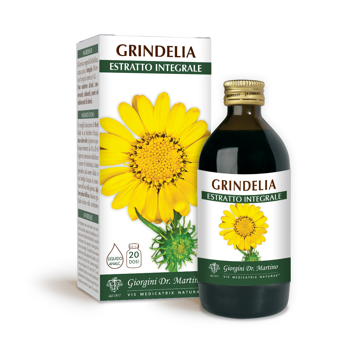 GRINDELIA ESTRATTO INTEGRALE 200 ml main product photo