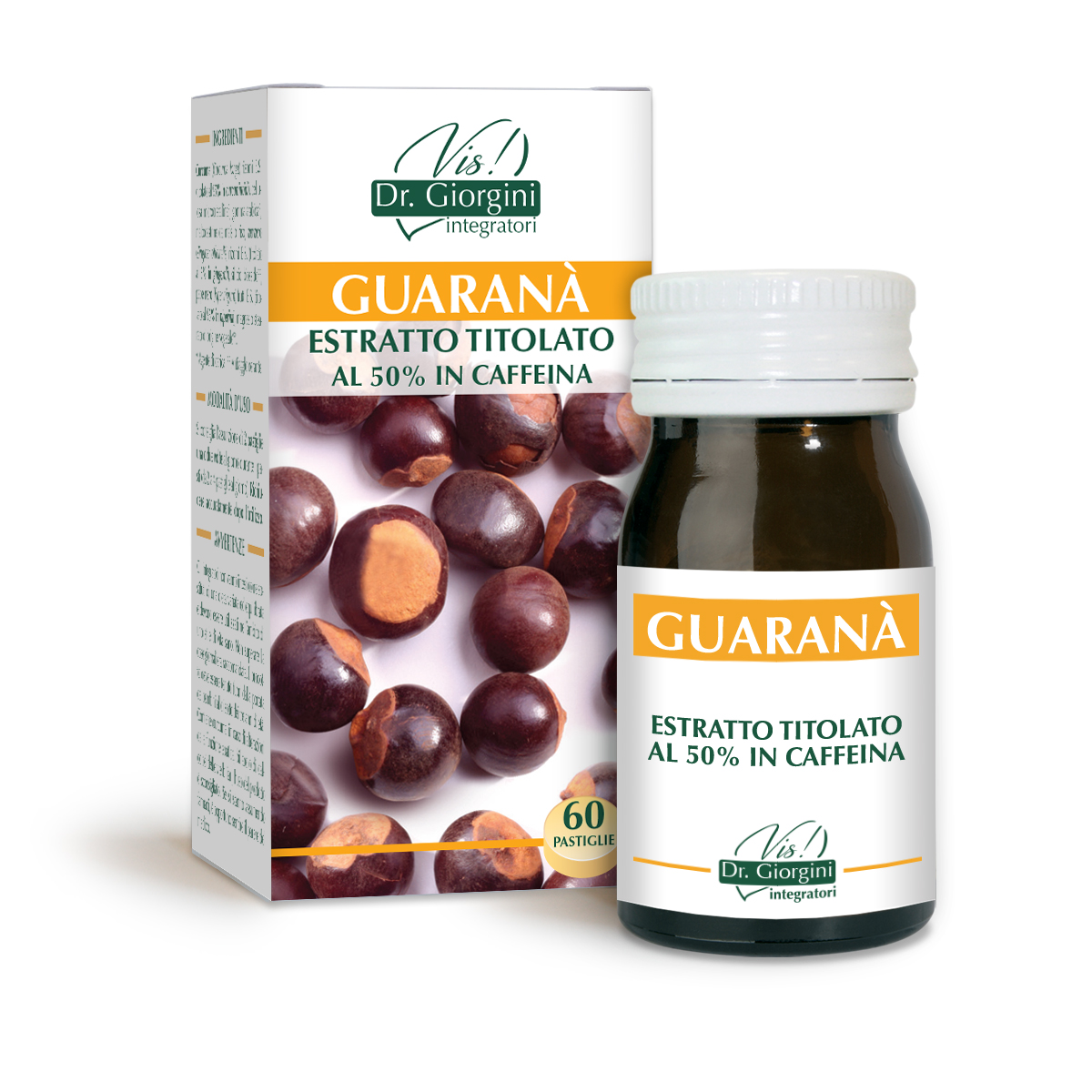 GUARANA' ESTRATTO TITOLATO 60pastiglie main product photo