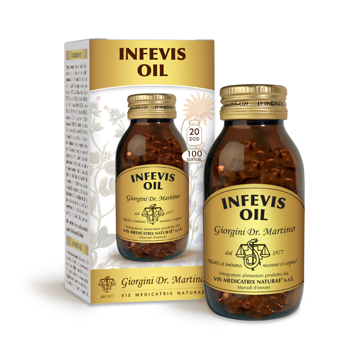 INFEVIS OIL softgel da 830 mg main product photo