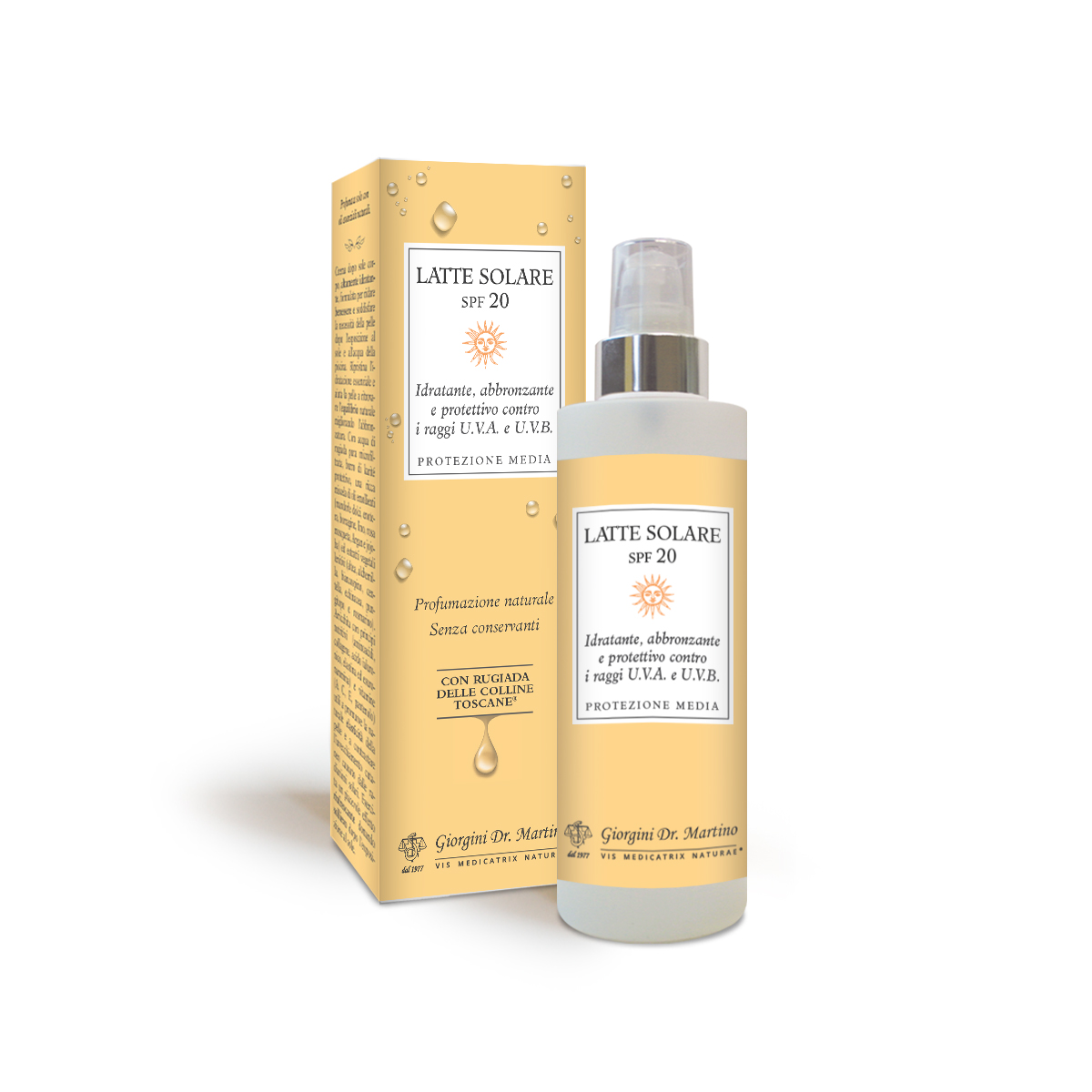 LATTE SOLARE SPF 20 Latte main product photo