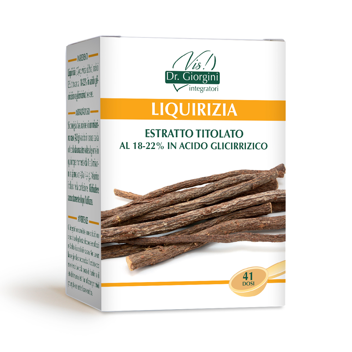 LIQUIRIZIA Estratto titolato Polvere