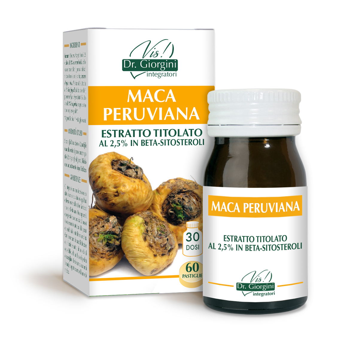 MACA PERUVIANA ESTRATTO TITOLATO 60 pastiglie main product photo