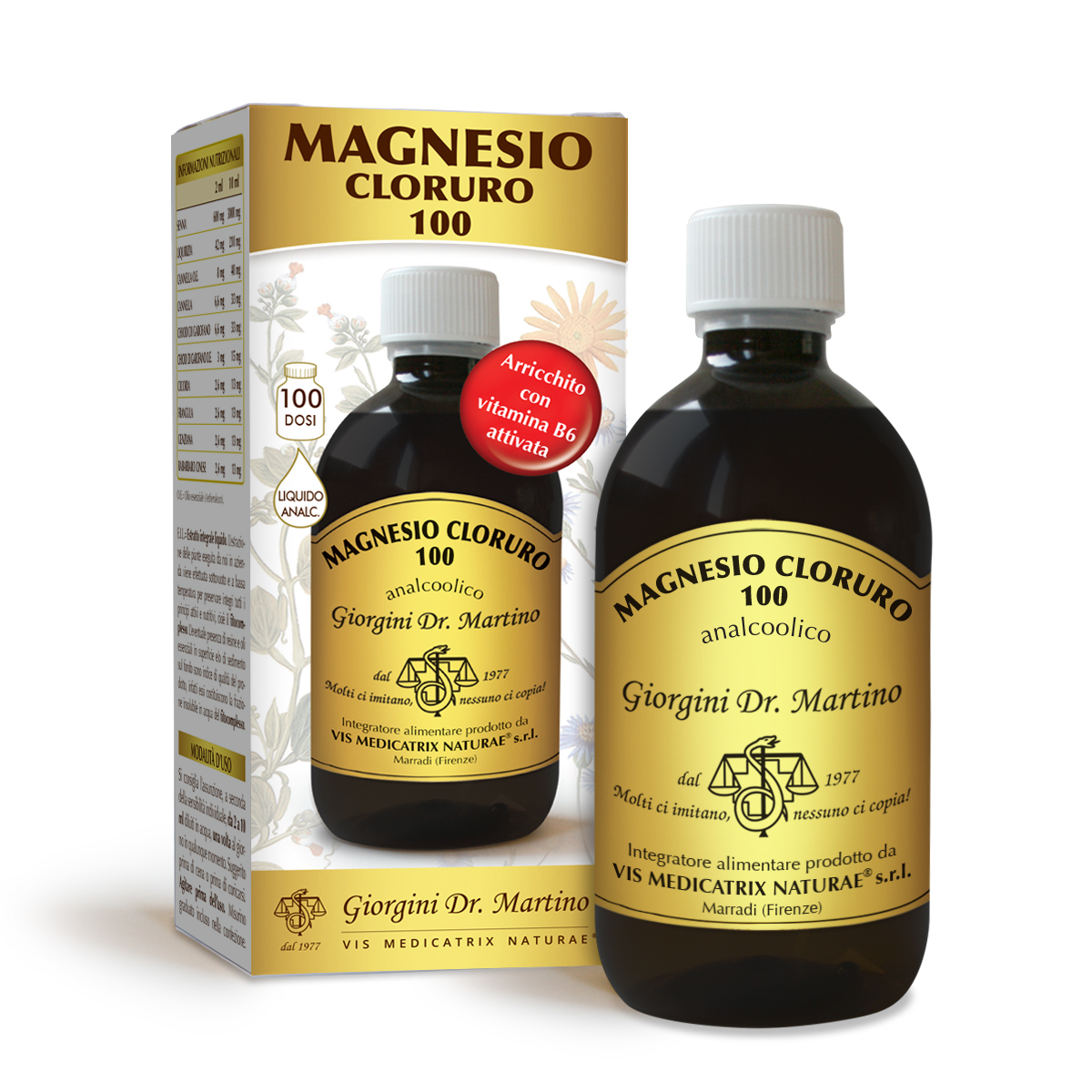 MAGNESIO CLORURO 100 analc - 500 ml main product photo