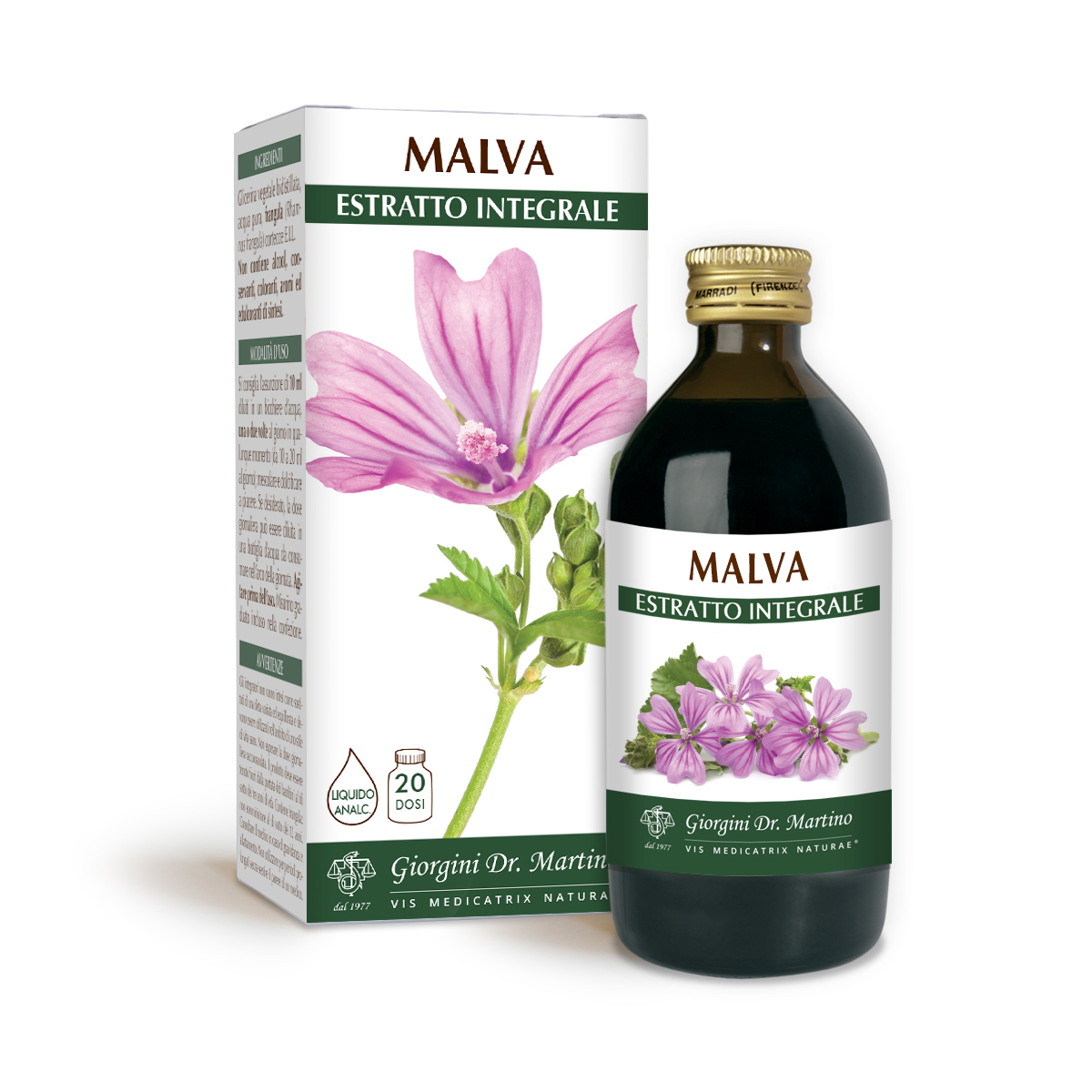 MALVA ESTRATTO INTEGRALE 200 ml main product photo