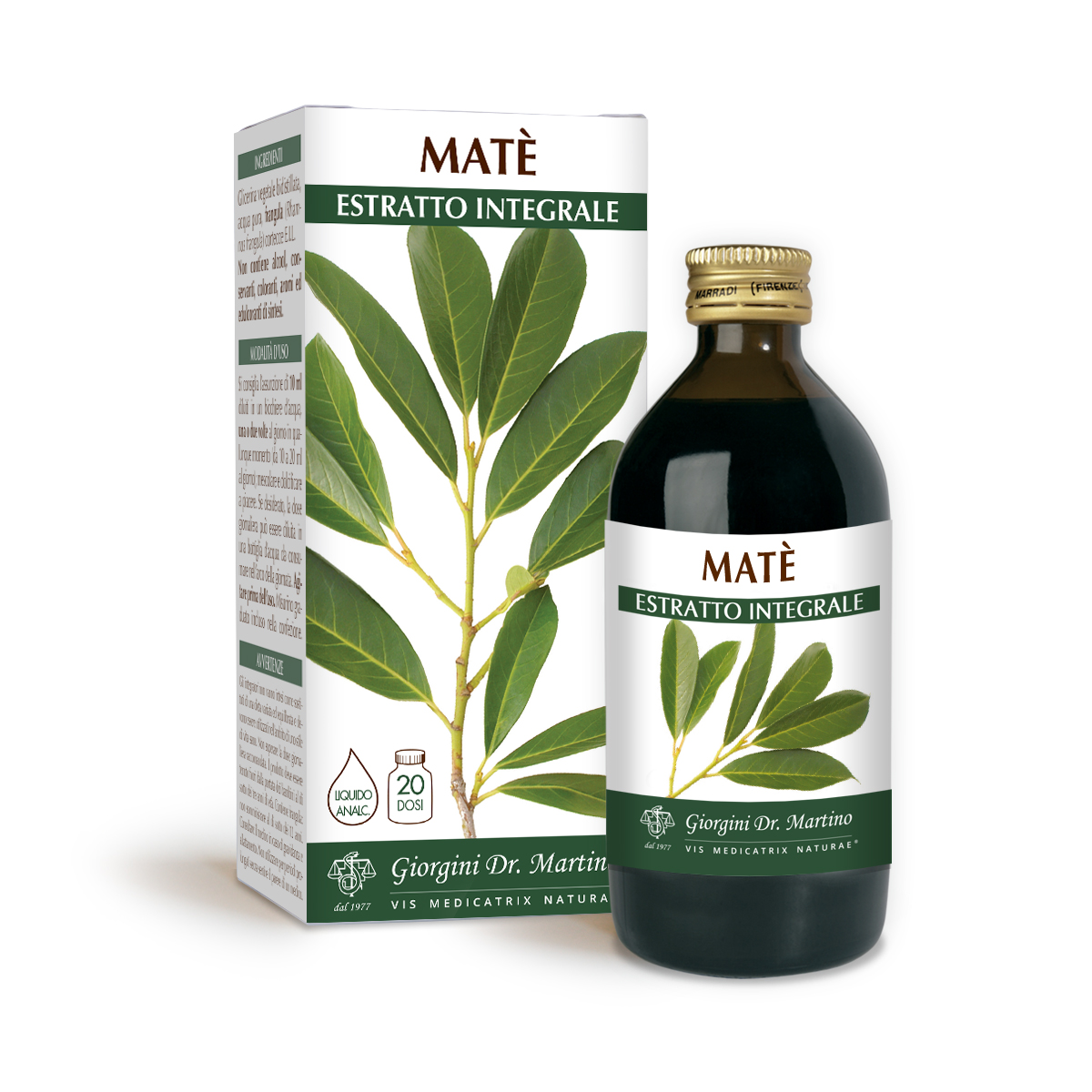 MATÈ ESTRATTO INTEGRALE 200 ml main product photo