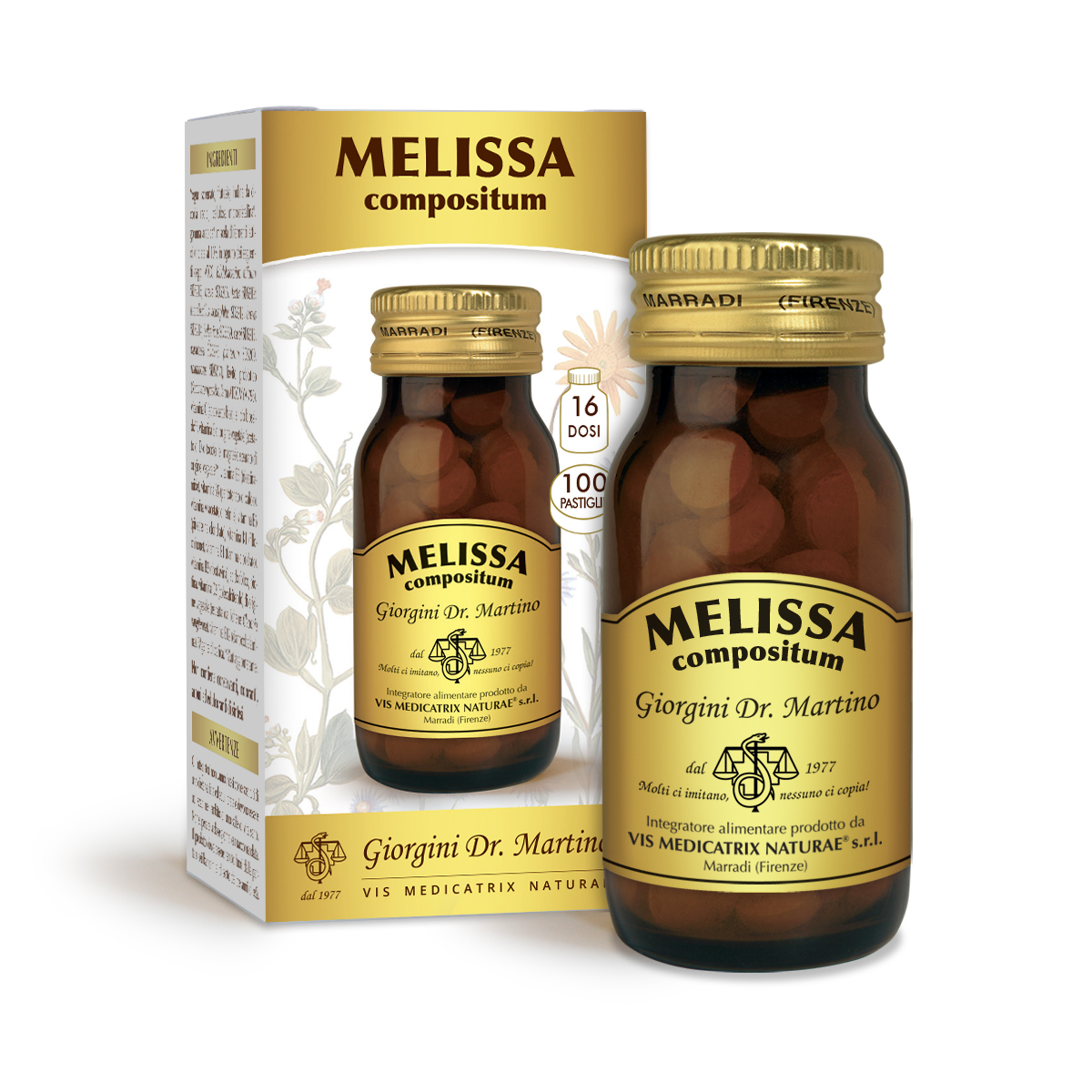 LEMON BALM COMPOSITUM 100 tablets main product photo