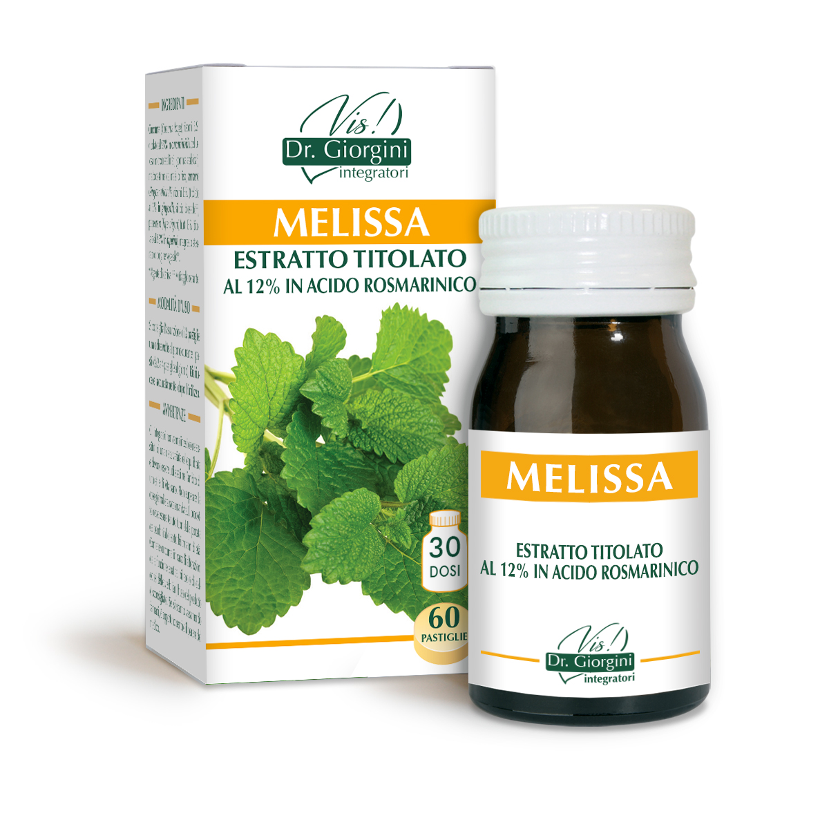 MELISSA ESTRATTO TITOLATO 60 pastiglie main product photo
