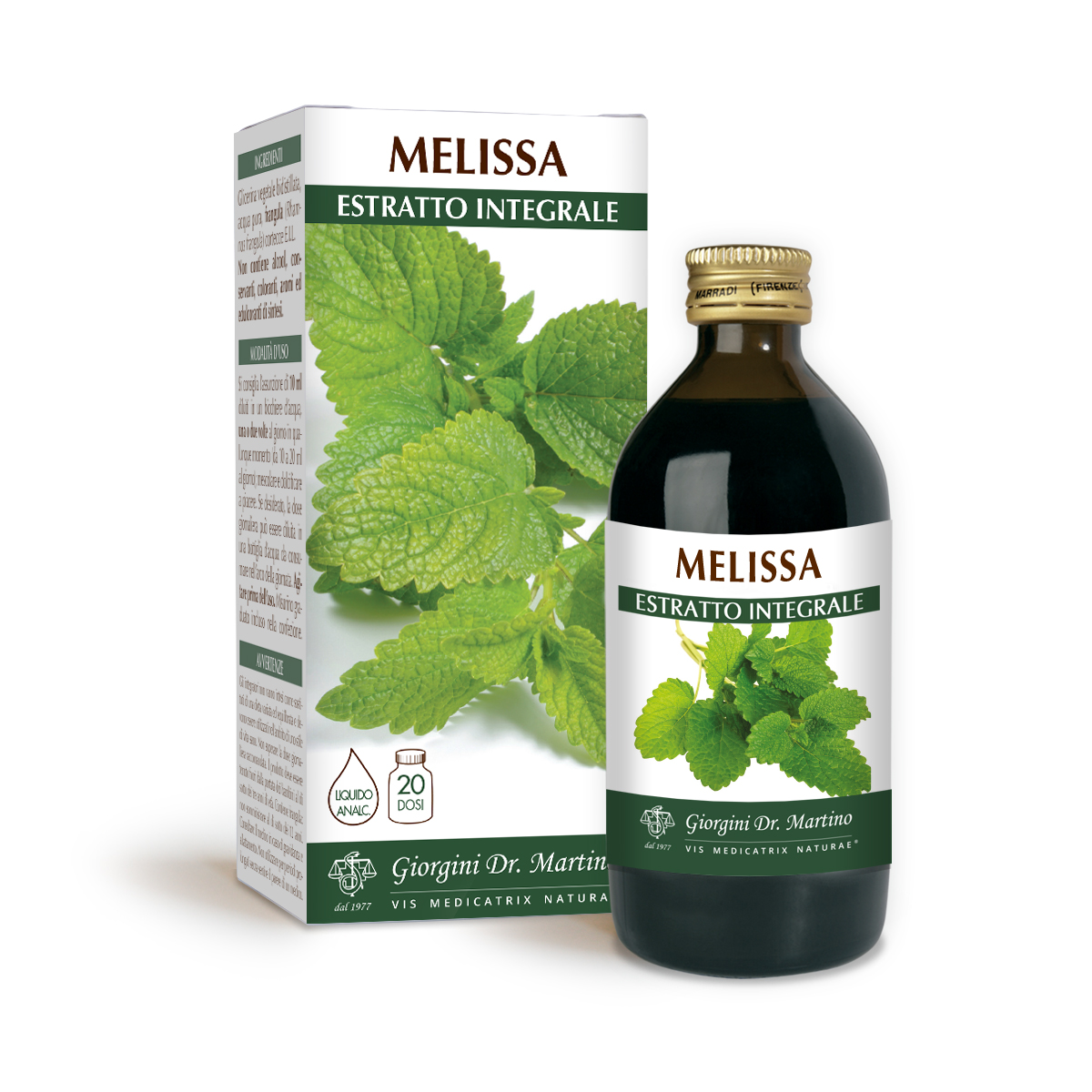 MELISSA ESTRATTO INTEGRALE 200 ml main product photo