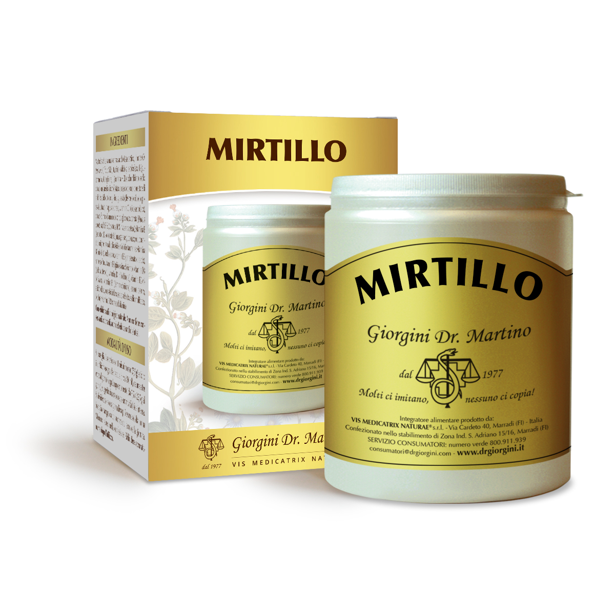 MIRTILLO 360 g - polvere main product photo