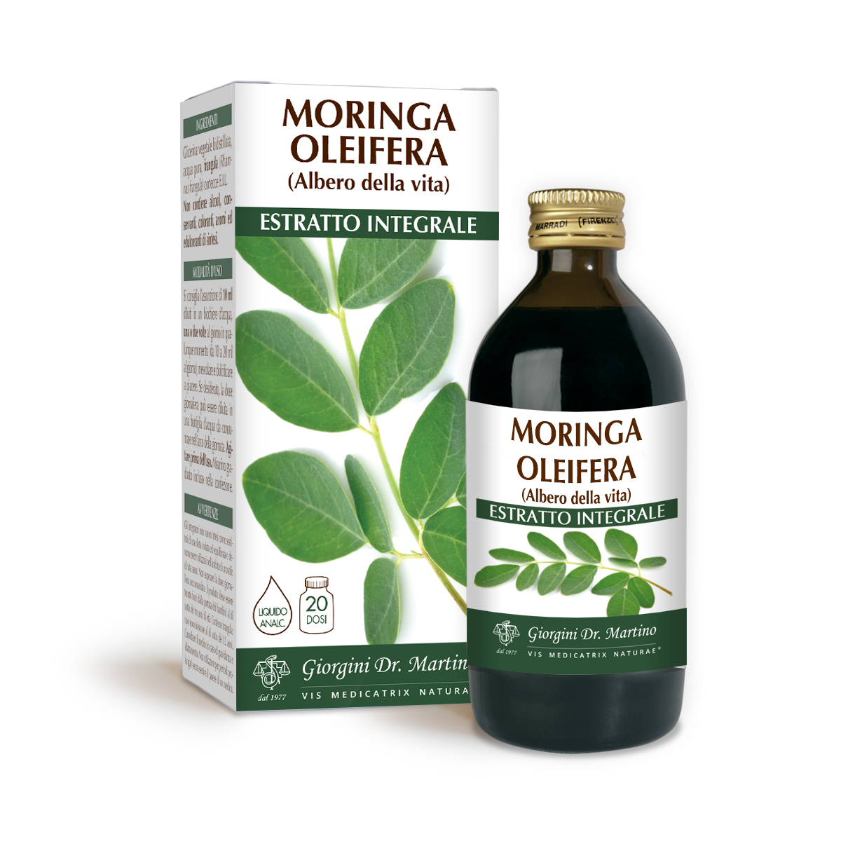 MORINGA OLEIFERA ESTRATTO INTEGRALE 200 ml main product photo