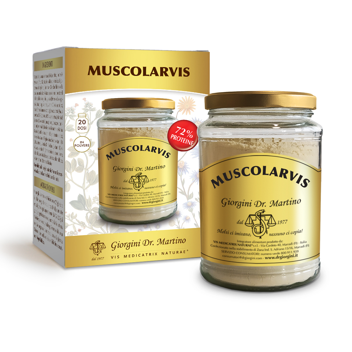 MUSCOLARVIS polvere 500 g main product photo