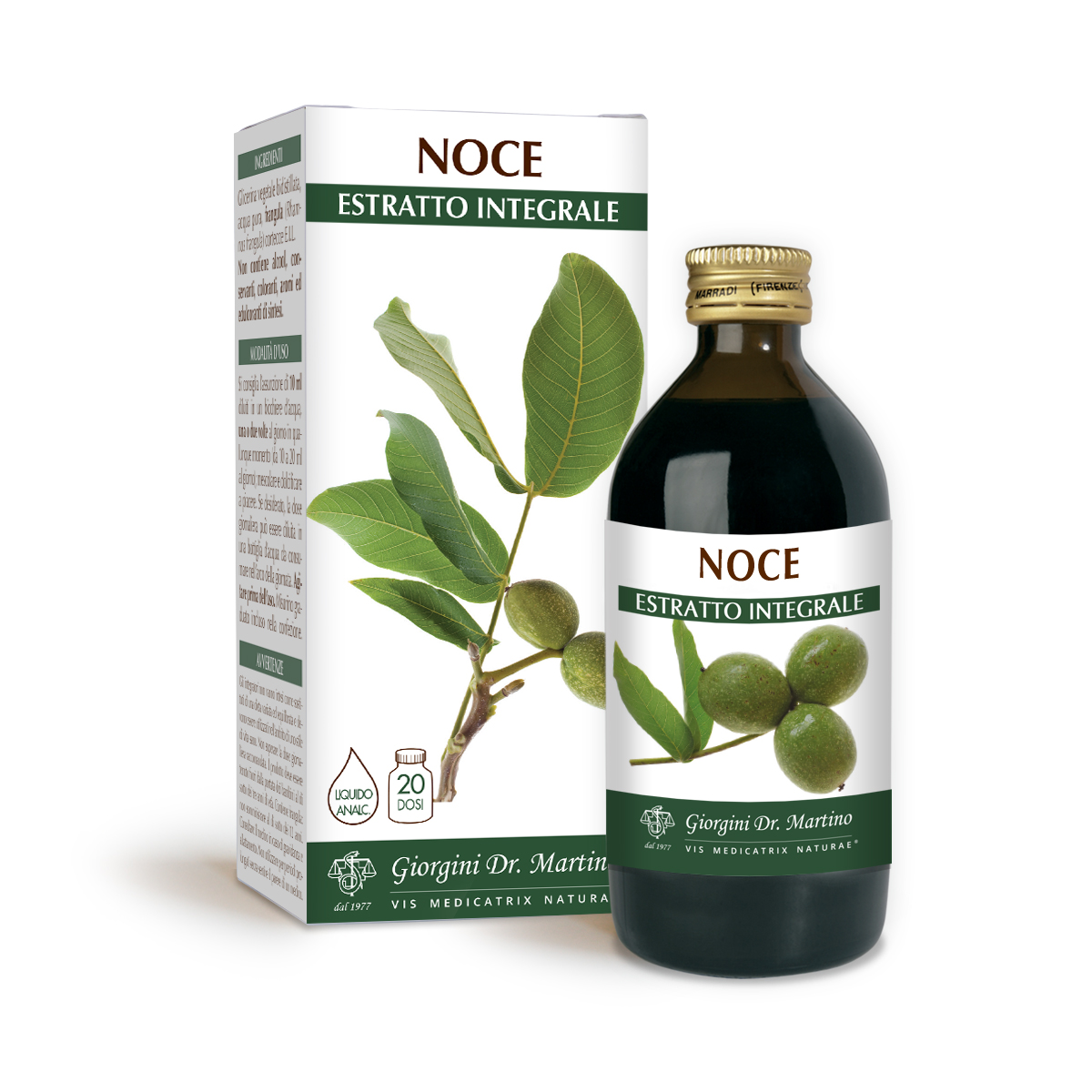NOCE ESTRATTO INTEGRALE 200 ml main product photo